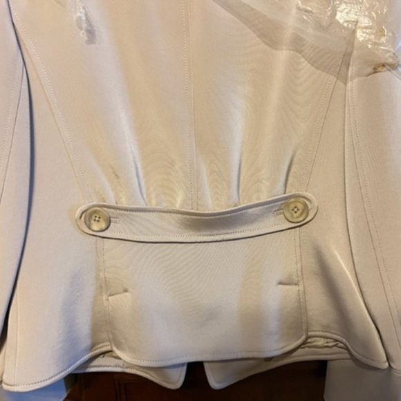 Cream Single-button jacket - Picture 6 of 8